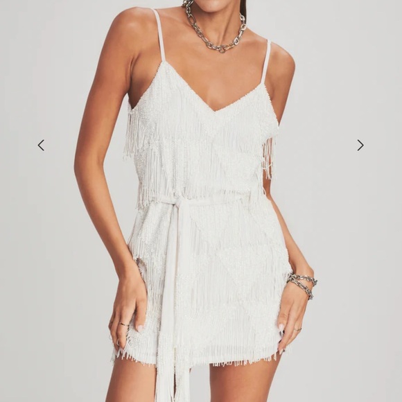 Retrofete Sequin Dress - CLAIRE SEQUIN FRINGE DRESS - Picture 2 of 3